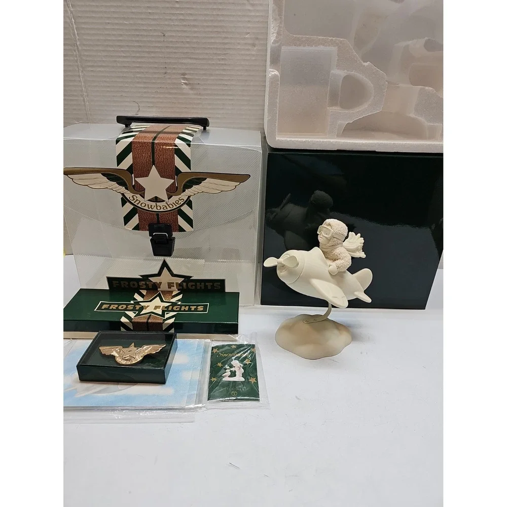 Snowbabies I CAN FLY 2001 Frosty Flights FRIENDSHIP CLUB Dept 56 Figurine w/ Box